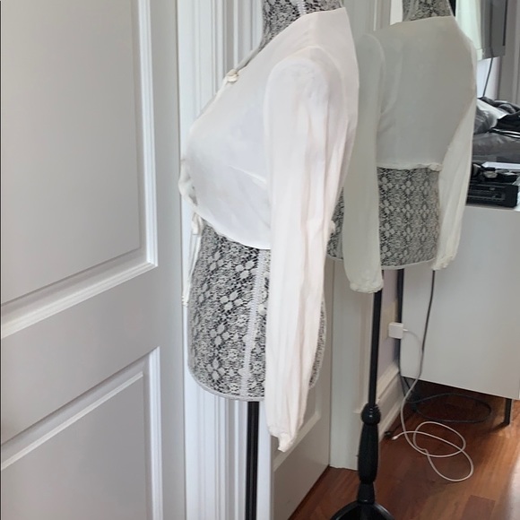 Nasty gal long sleeve tie up top - Picture 2 of 5
